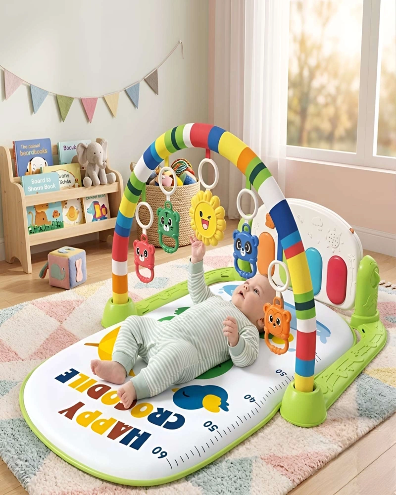 GIMNASIO MUSICAL PARA BEBE  CON PIANO Y ACTIVIDADES - ESTIMULACION TEMPRANA - 2