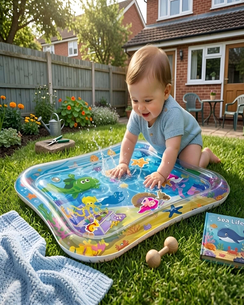 ALFOMBRA ESTIMULACION SENSORIAL DE AGUA INFLABLE INFANTIL - 3