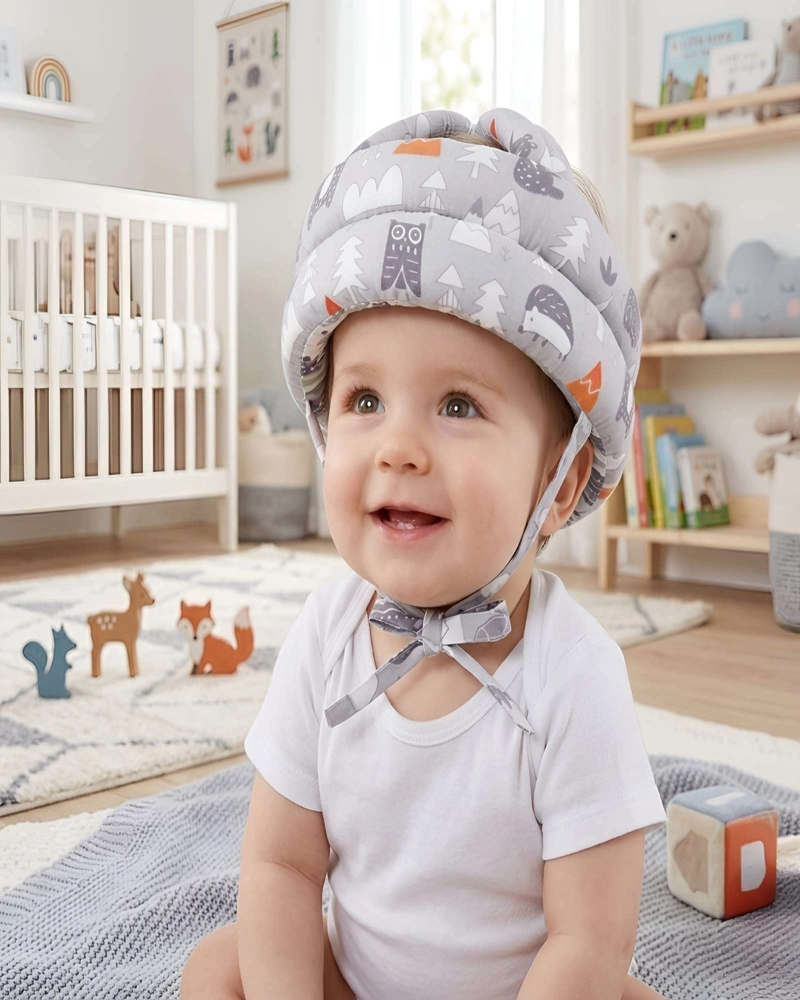 CASCO PROTECTOR SEGURIDAD BEBE  - ANTIGOLPES PRIMEROS PASOS AJUSTABLE H1 - 2