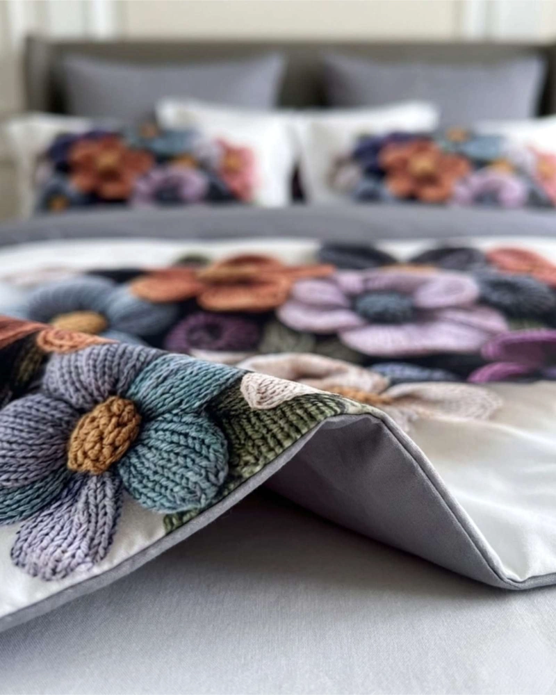 QUILT CUBRECAMAS LIGERO VERANO EFECTO 5D CON FUNDAS KING - 5