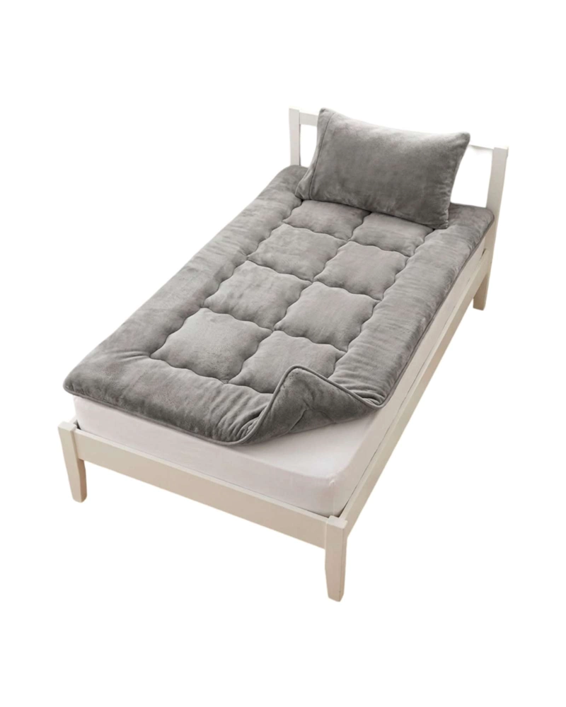 CUBRE COLCHON ACOLCHADO PLUSH ULTRA SUAVE PLAZA Y MEDIA - 7