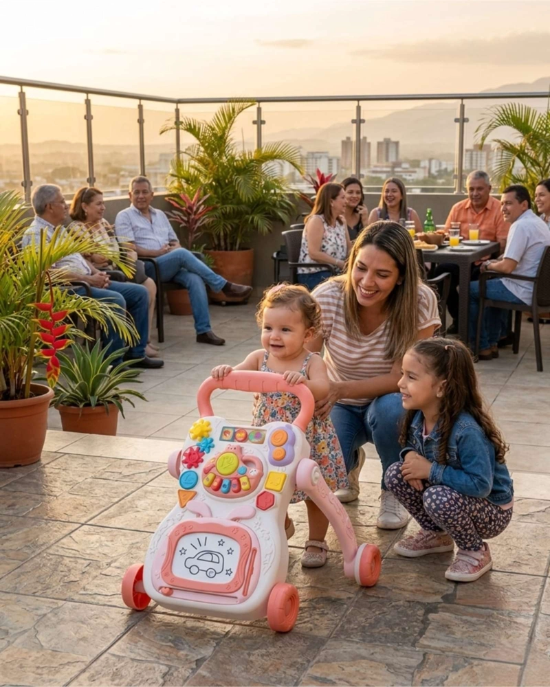 ANDADOR MUSICAL PARA BEBE  - CENTRO DE ACTIVIDADES DIDACTICO 01 - 4