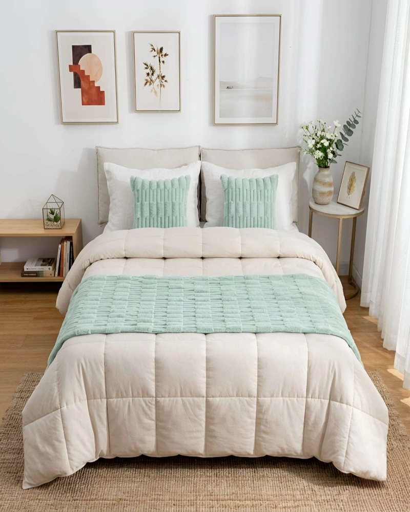 PIECERA DECORATIVA DISEÑO ESTILO BAMBU - 1