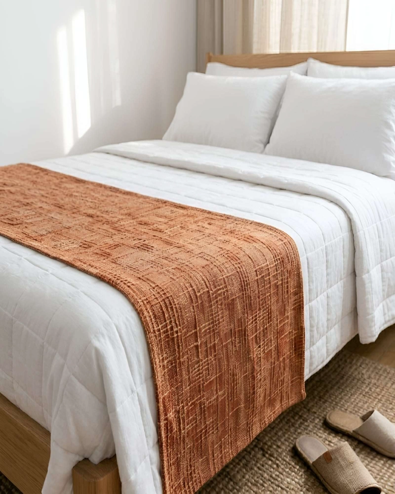 PIECERA CHENILLE CRUZ DALE UN TOQUE DE ELEGANCIA A TU DORMITORIO - 6