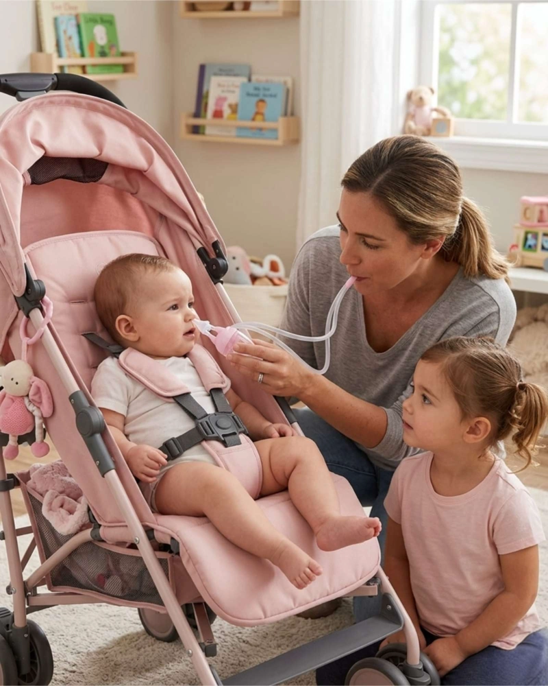 ASPIRADOR NASAL HIGIE NICO DE SILICONA PARA BEBES - 4