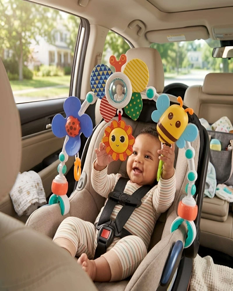 JUGUETE ARCO DE ACTIVIDADES PARA BEBE  CON CLIPS - 4