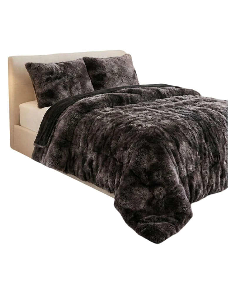 CUBRE-CAMA SHAGGY CON CHIPORRO – TEXTURA EXTRA SUAVE 2 PLAZAS - 6