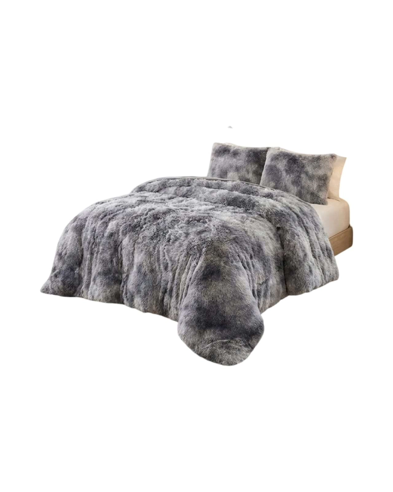 CUBRE-CAMA SHAGGY CON CHIPORRO – TEXTURA EXTRA SUAVE 2 PLAZAS - 6