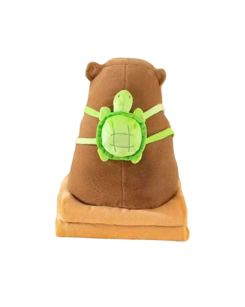 CAPYBARA: PELUCHE ALMOHADA COJIN CON MANTA POLAR CAPYBARA 2 EN 1 - 6