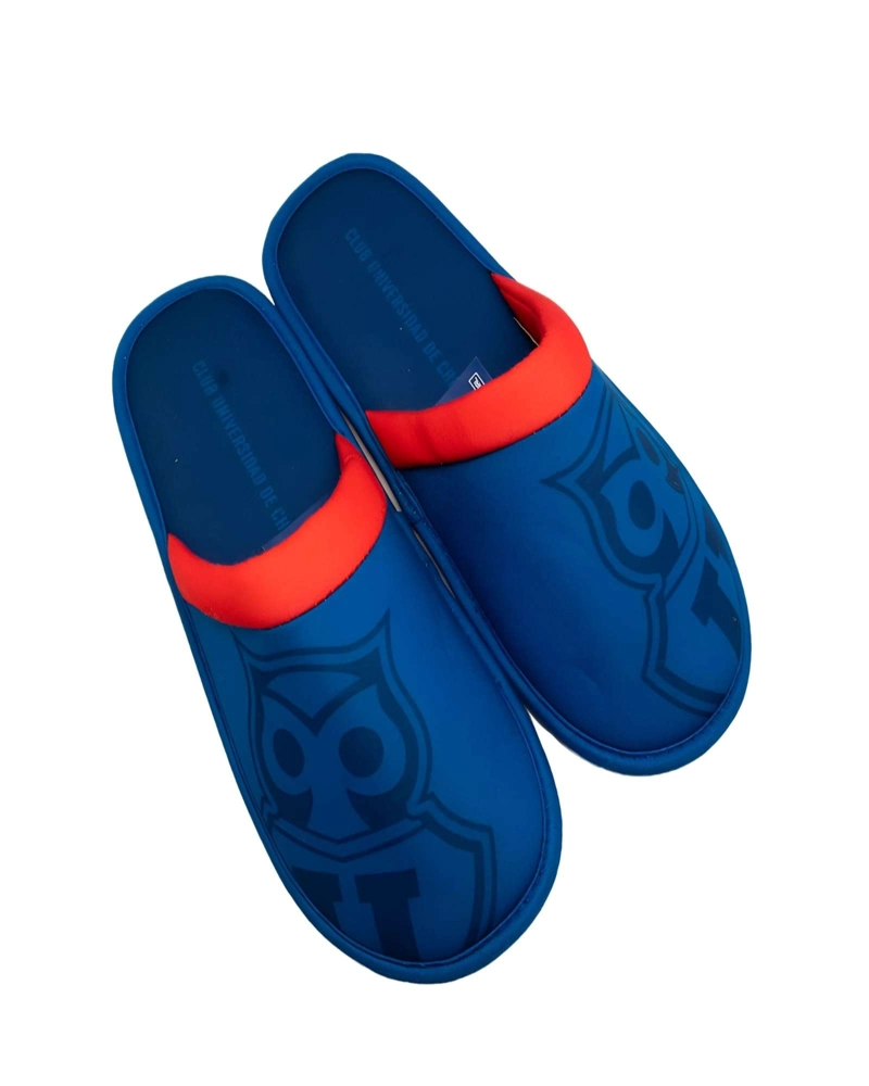 PANTUFLAS DE DESCANSO CLUB UNIVERSIDAD DE CHILE TALLA S - 6