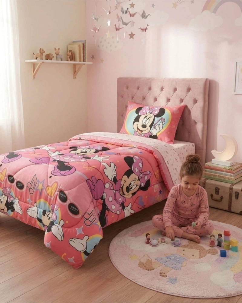 SET DE DORMITORIO INFANTIL 1.5 PLAZAS: PLUMON Y SABANAS - 2