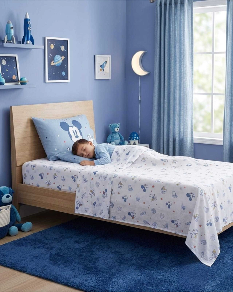 SET DE SABANAS 1,5 PLAZAS ESTAMPADO INFANTIL CONTEMPORANEO - 4