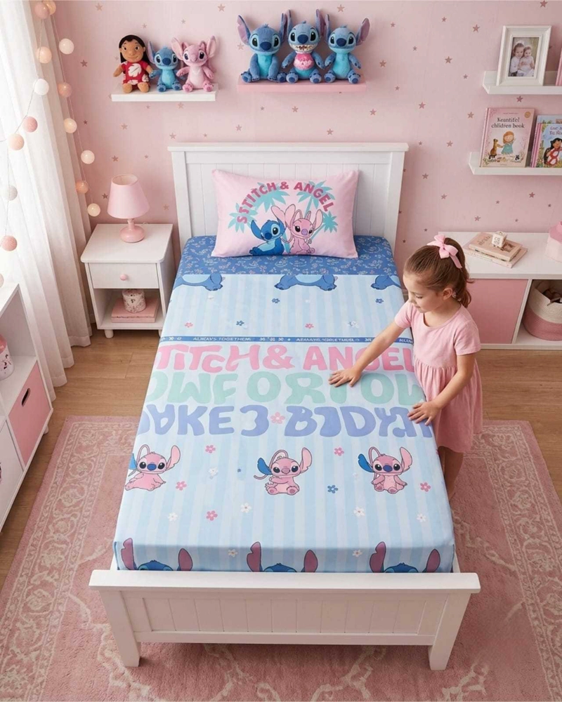 SET DE SABANAS 1,5 PLAZAS ESTAMPADO INFANTIL CONTEMPORANEO - 1