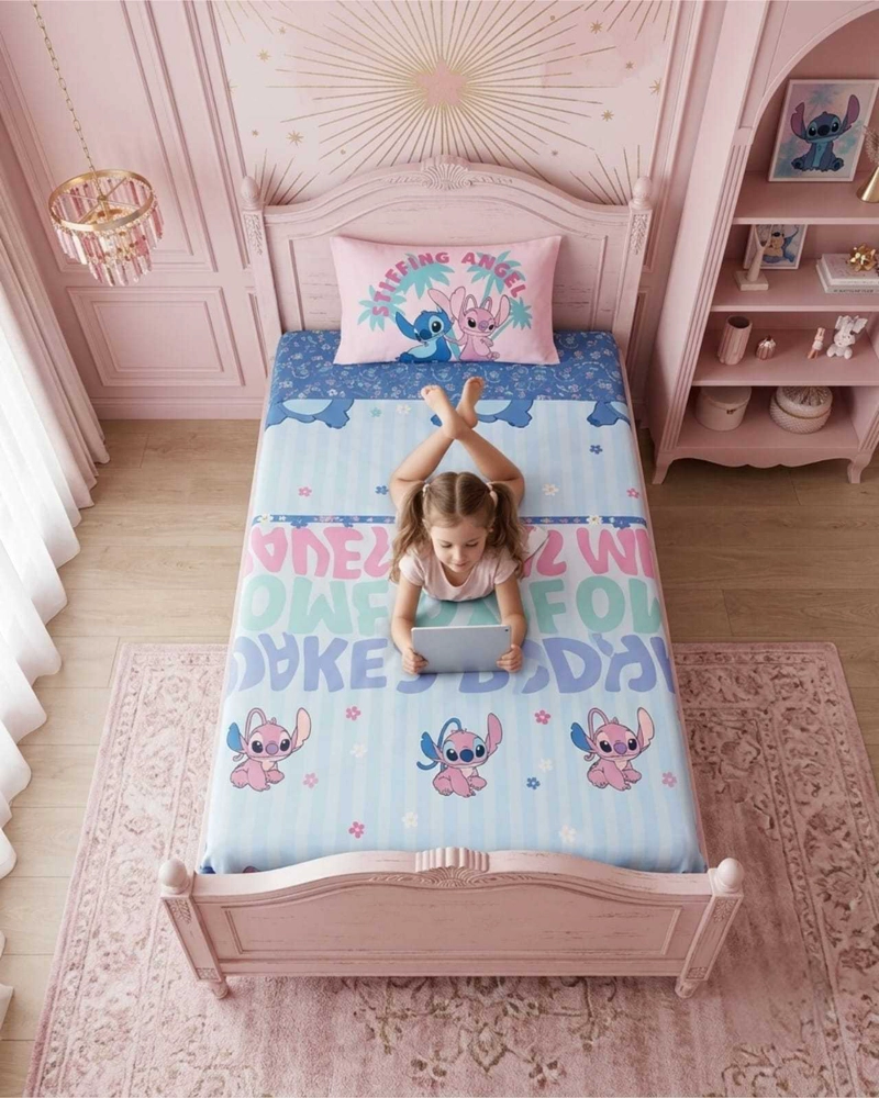 SET DE SABANAS 1,5 PLAZAS ESTAMPADO INFANTIL CONTEMPORANEO - 4