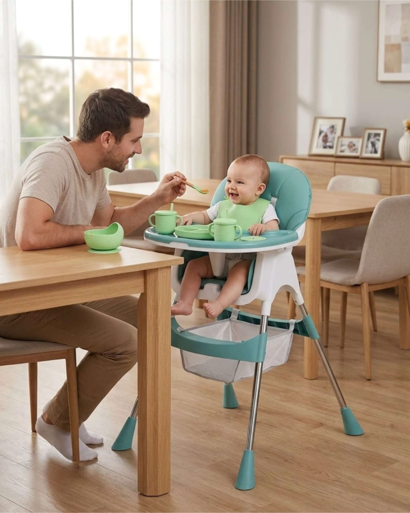 SILLA ALTA DE COMER 2 EN 1 INFANTIL AJUSTABLE - 2
