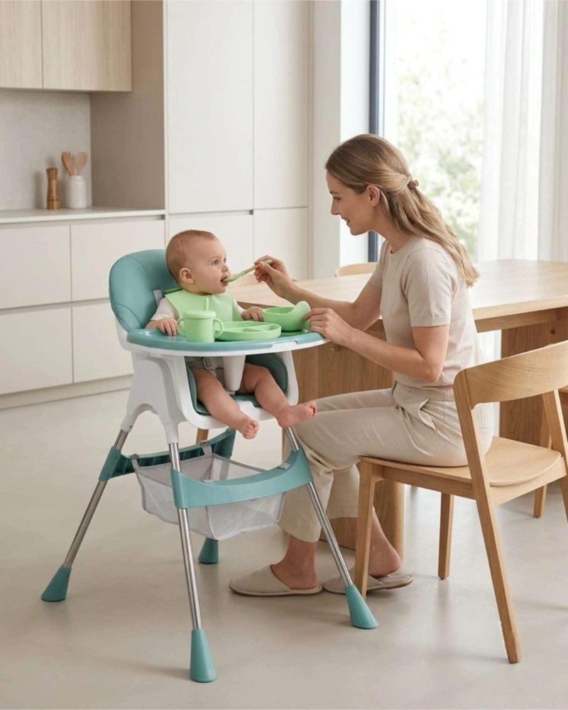 SILLA ALTA DE COMER 2 EN 1 INFANTIL AJUSTABLE - 4