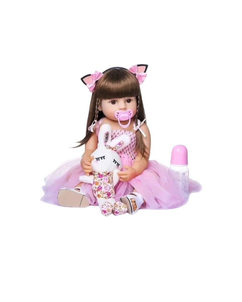 MUÑECA BEBE  REBORN HIPERREALISTA DE SILICONA - 6