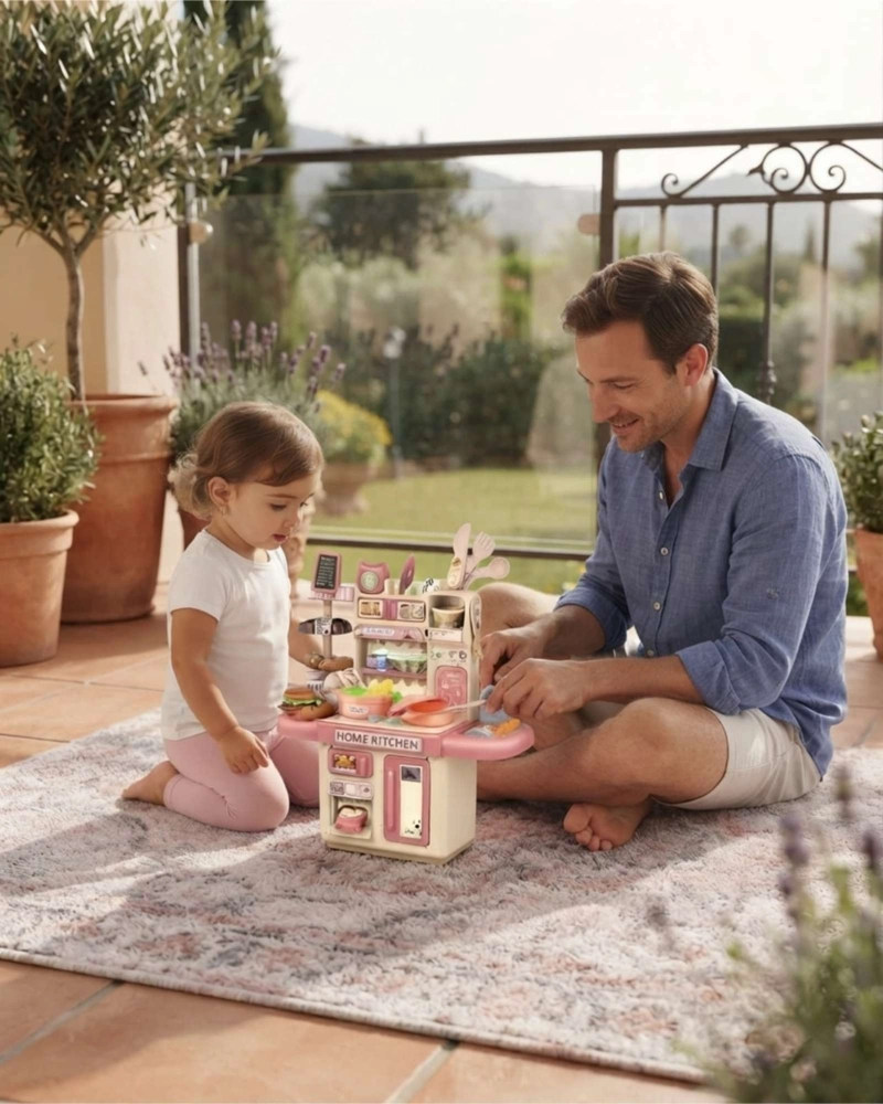 SET DE JUEGO COCINA INFANTIL DE 32 PIEZAS ROSA - 4