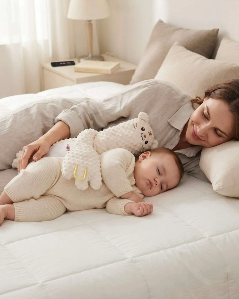 ALMOHADA ANTI-ANSIEDAD PARA BEBE S CON CONTROL REMOTO - 1