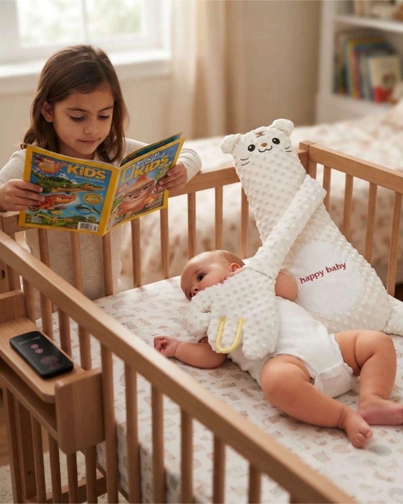 ALMOHADA ANTI-ANSIEDAD PARA BEBE S CON CONTROL REMOTO - 5