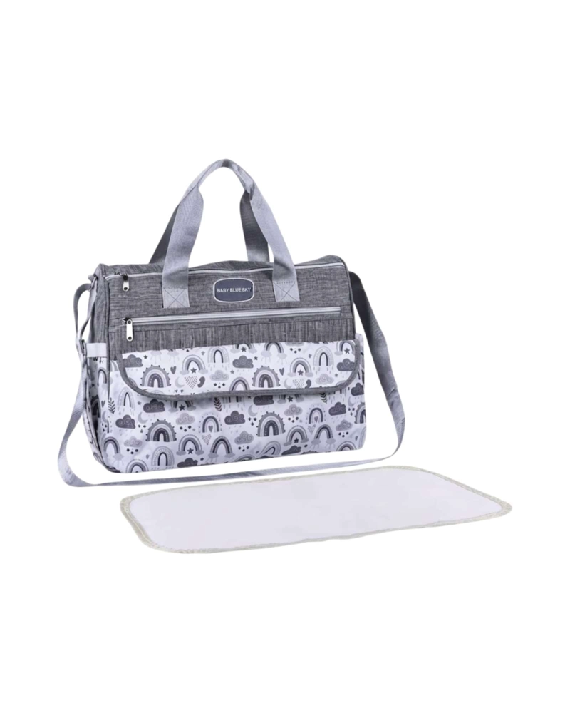 BOLSO PAÑALERA MATERNAL CON MUDADOR PORTATIL MULTIFUNCIONAL - 6