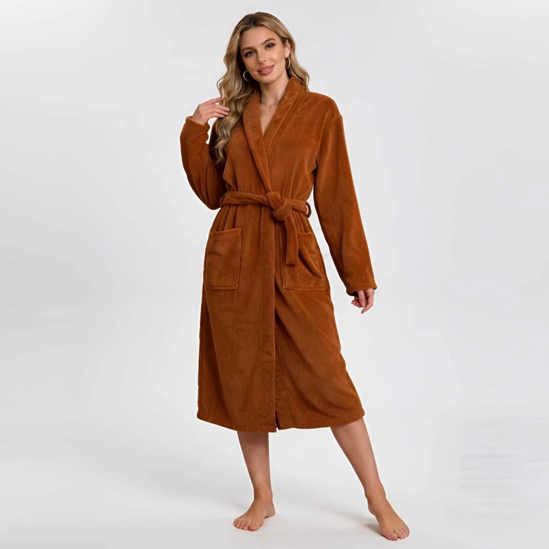 BATA DE BAÑO ULTRA SUAVE - CONFORT PREMIUM PARA TU RUTINA - 6