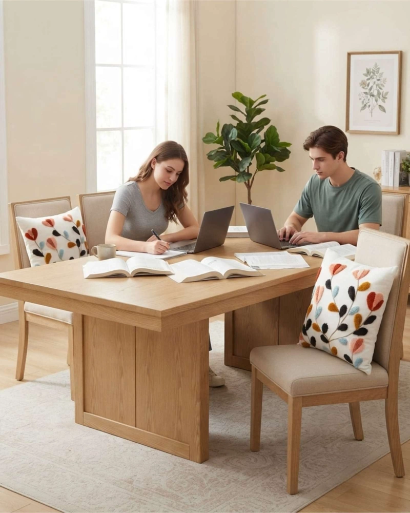 JUEGO DE 4 COJINES CONFORTABLES CON RELLENO DE DISEÑO SOFISTICADO - 4