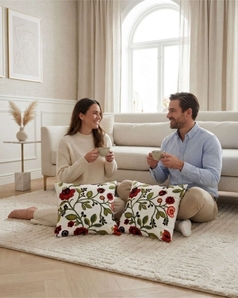 FUNDAS DE COJIN DECORATIVAS ELEGANTES SET DE 2 UNIDADES - 2
