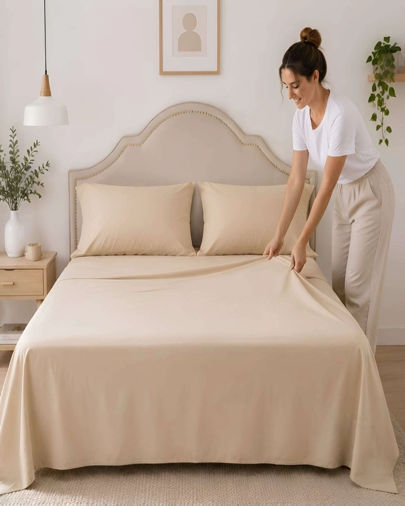 JUEGO DE SABANAS PREMIUM SUPER KING CONFORT Y AJUSTE TOTAL - 5