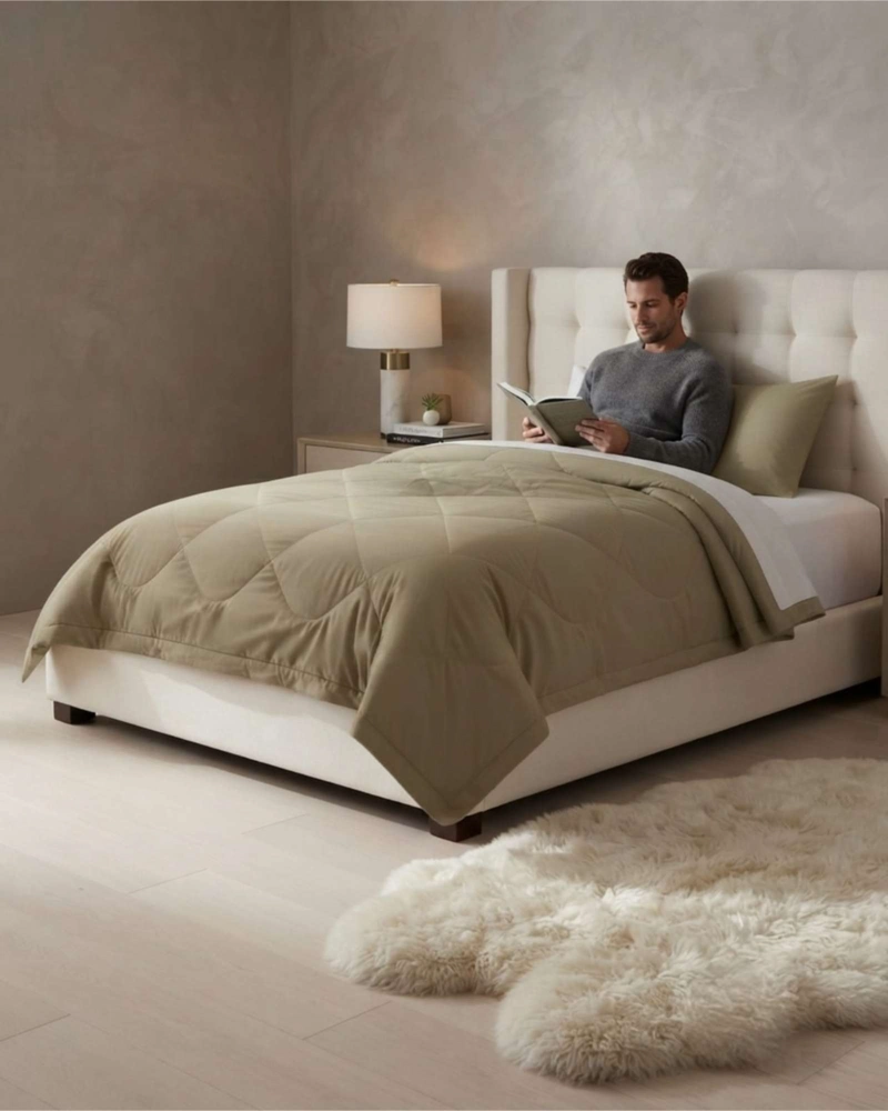 PLUMON ELEGANTE PLAZA Y MEDIA PARA VERANO MAS ALMOHADA - 5