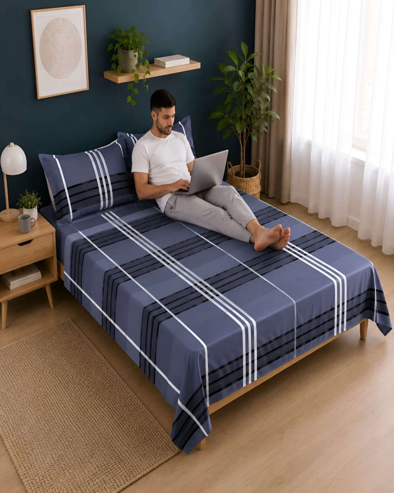 SET DE SABANAS CONFORT DE VERANO 4 PIEZAS KING - 1