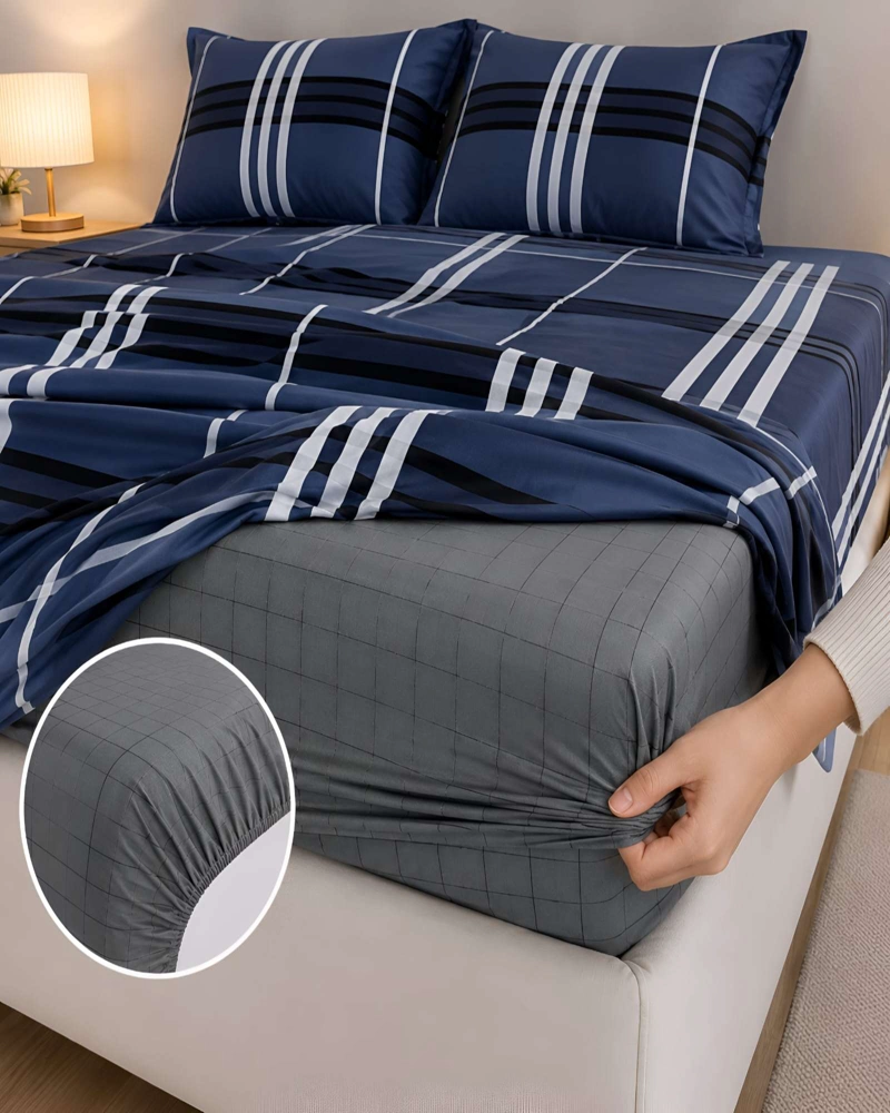 SET DE SABANAS CONFORT DE VERANO 4 PIEZAS KING - 4