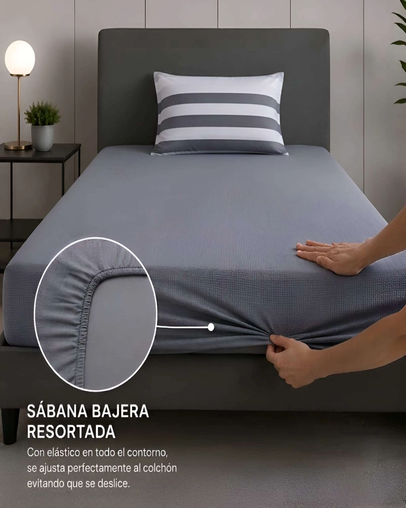 SET DE SABANAS CONFORT DE VERANO 3 PIEZAS 1,5 PLAZA - 3