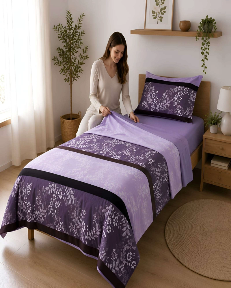 SET DE SABANAS CONFORT DE VERANO 3 PIEZAS 1,5 PLAZA - 1