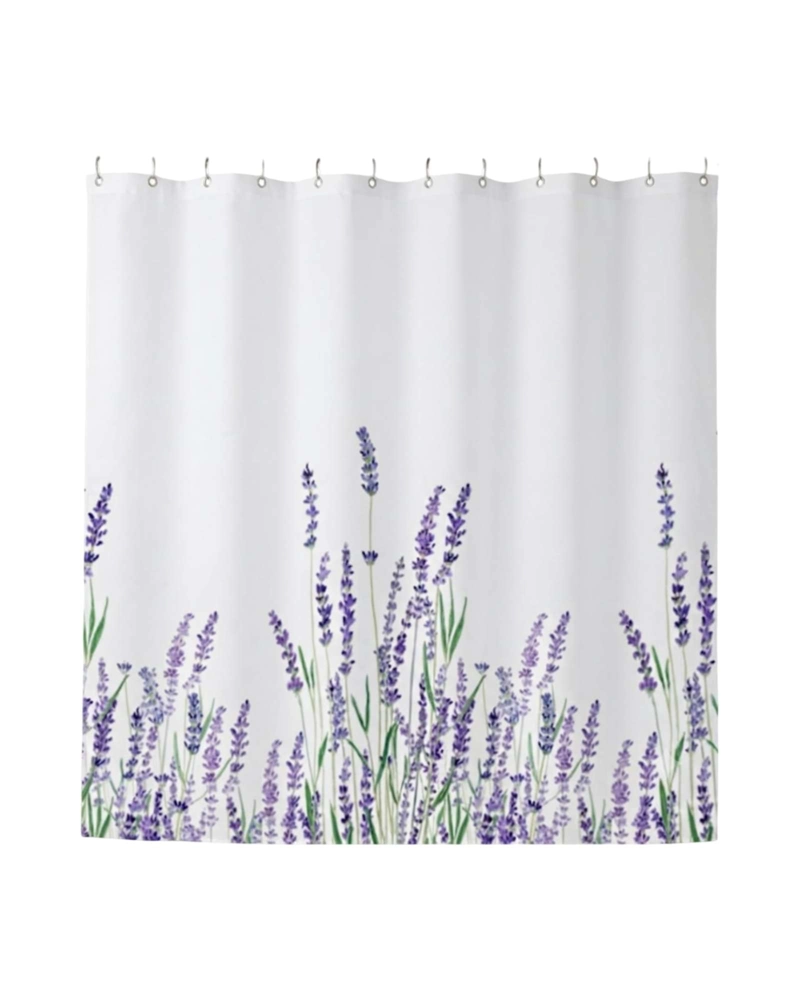 SET CORTINA DE BANO DISENOS MODERNOS 180X180 MAS FORRO PROTECTOR - 6