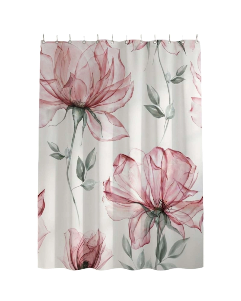 SET CORTINA DE BANO DISENOS MODERNOS 180X180 MAS FORRO PROTECTOR - 6