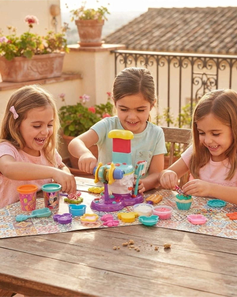 JUEGO DE MASAS MAQUINA DE DULCES MINNIE MOUSE DISNEY 26 PZS - 3