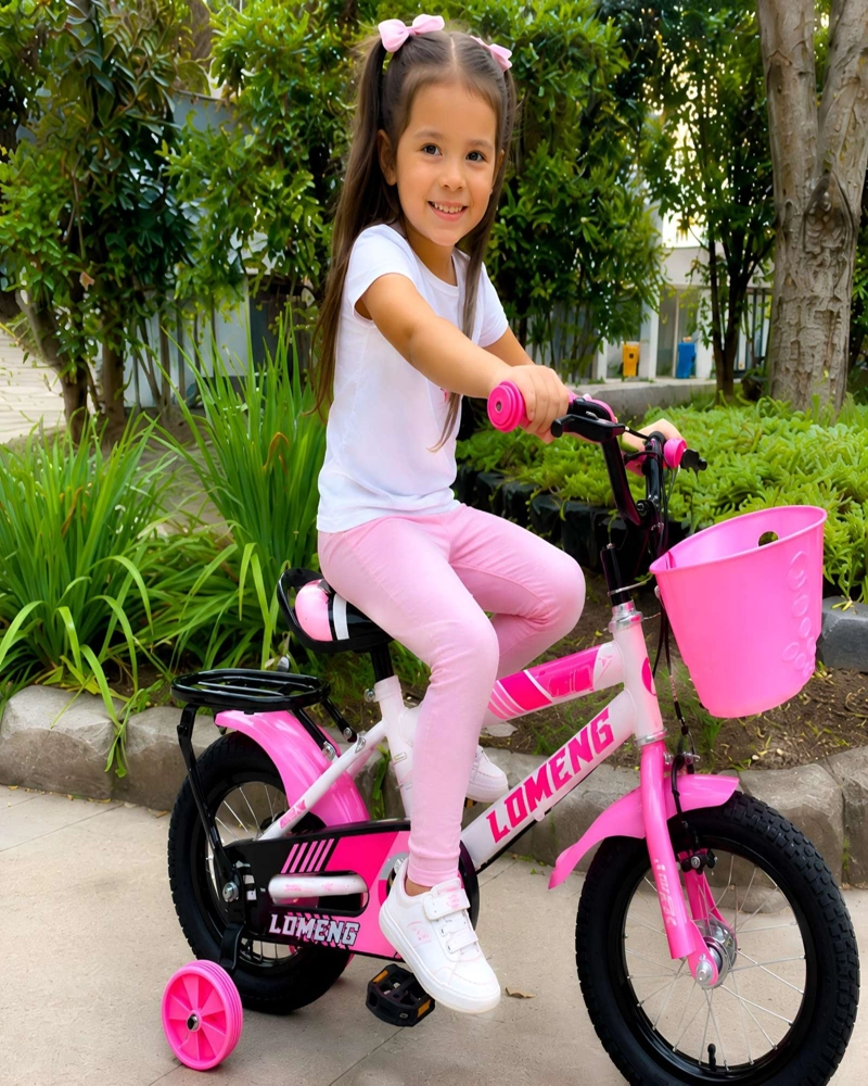 BICICLETA INFANTIL DE INICIACION CON RUEDAS DE APOYO ARO 12 - 1
