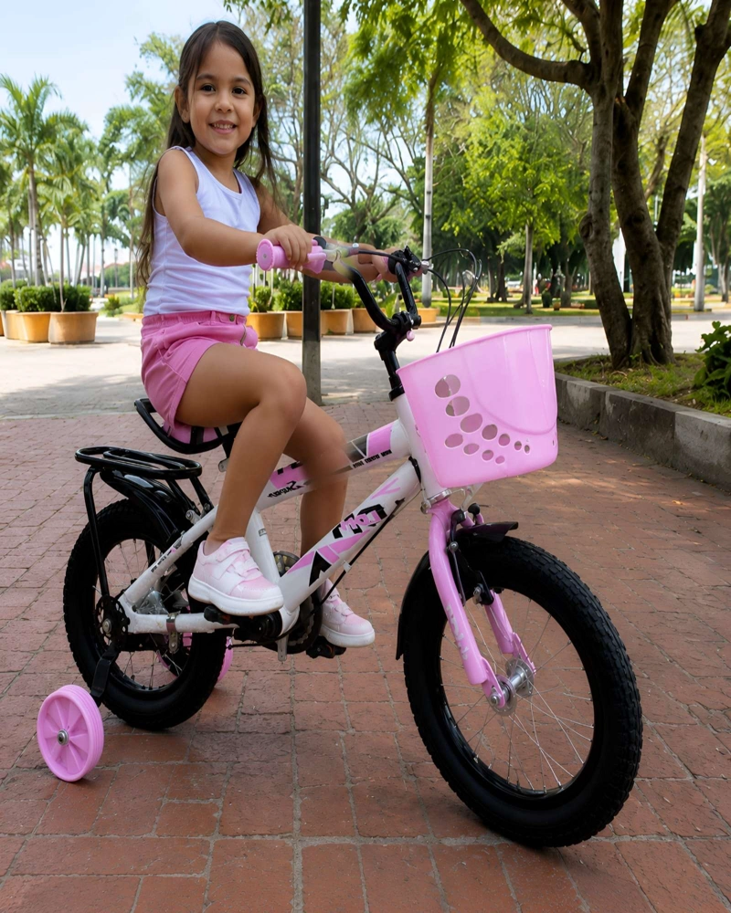 BICICLETA INFANTIL DE INICIACION CON RUEDAS DE APOYO ARO 14 - 5