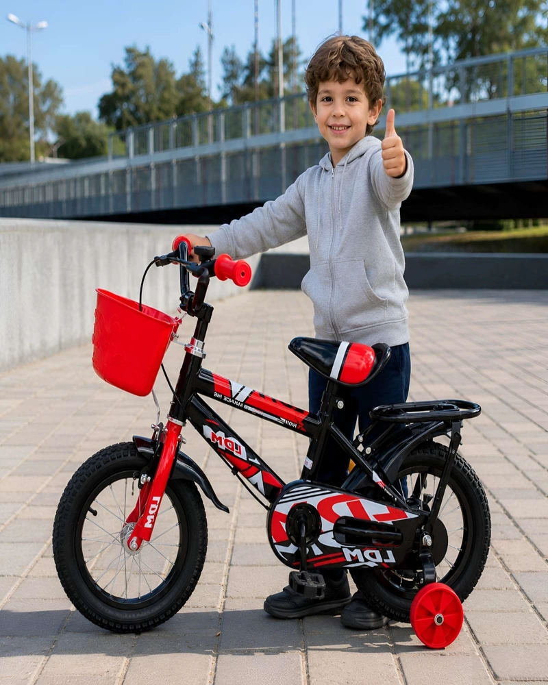 BICICLETA INFANTIL DE INICIACION CON RUEDAS DE APOYO ARO 14 - 2
