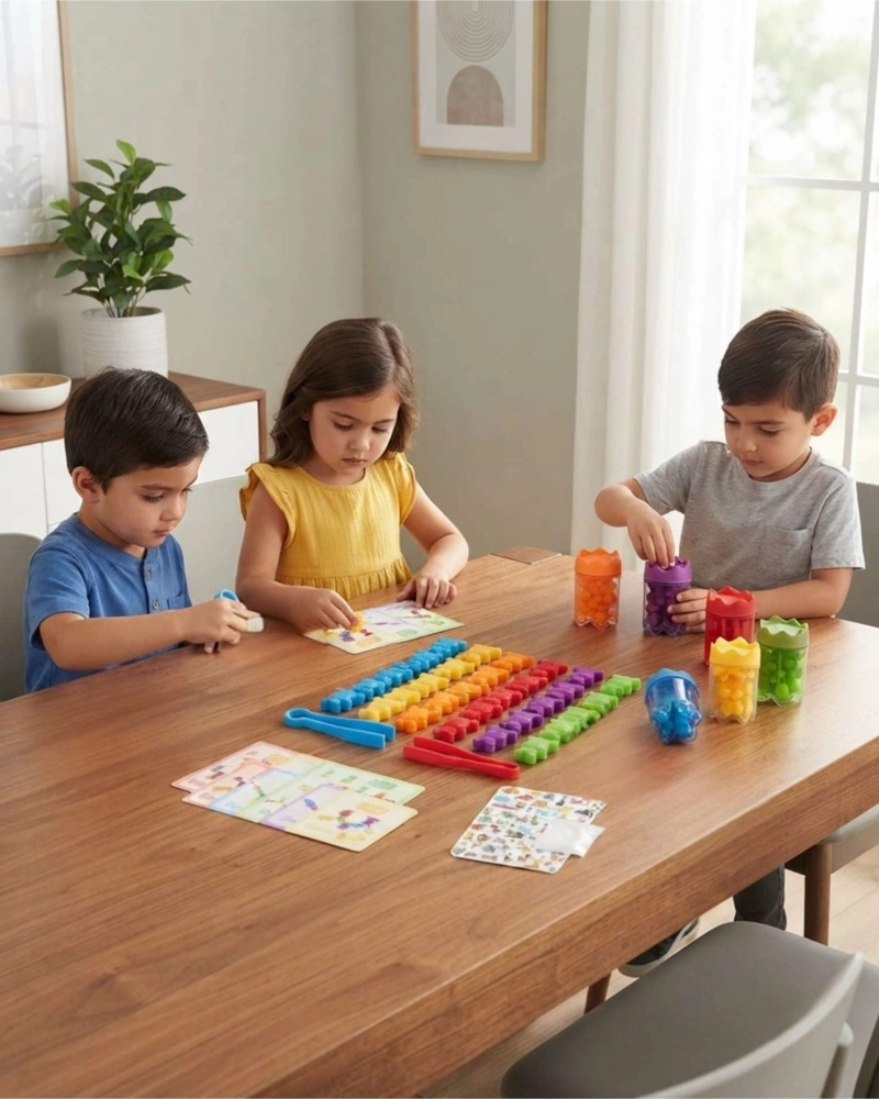 JUEGO DIDACTICO DE CLASIFICACION COLOR Y ANIMALES 98 PCS - 2