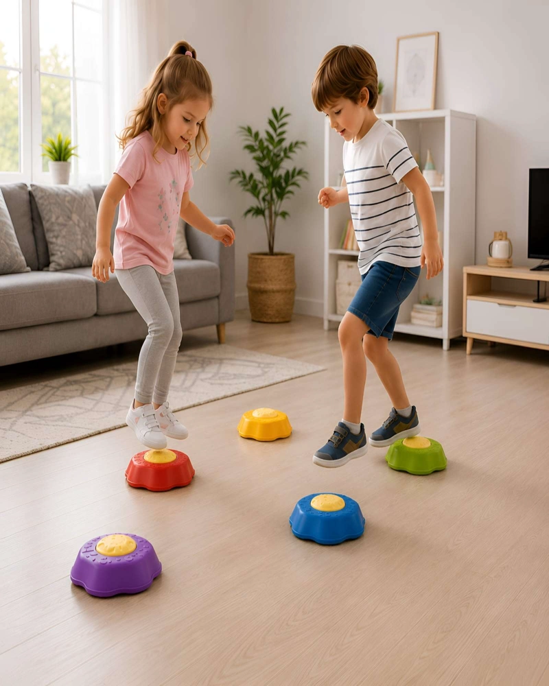 SET DE PIEDRAS DE EQUILIBRIO Y COORDINACION SENSORIAL PARA NIÑOS - 2