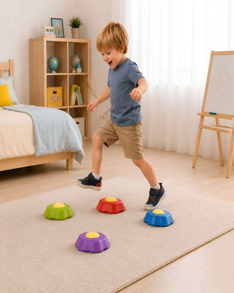 SET DE PIEDRAS DE EQUILIBRIO Y COORDINACION SENSORIAL PARA NIÑOS - 5