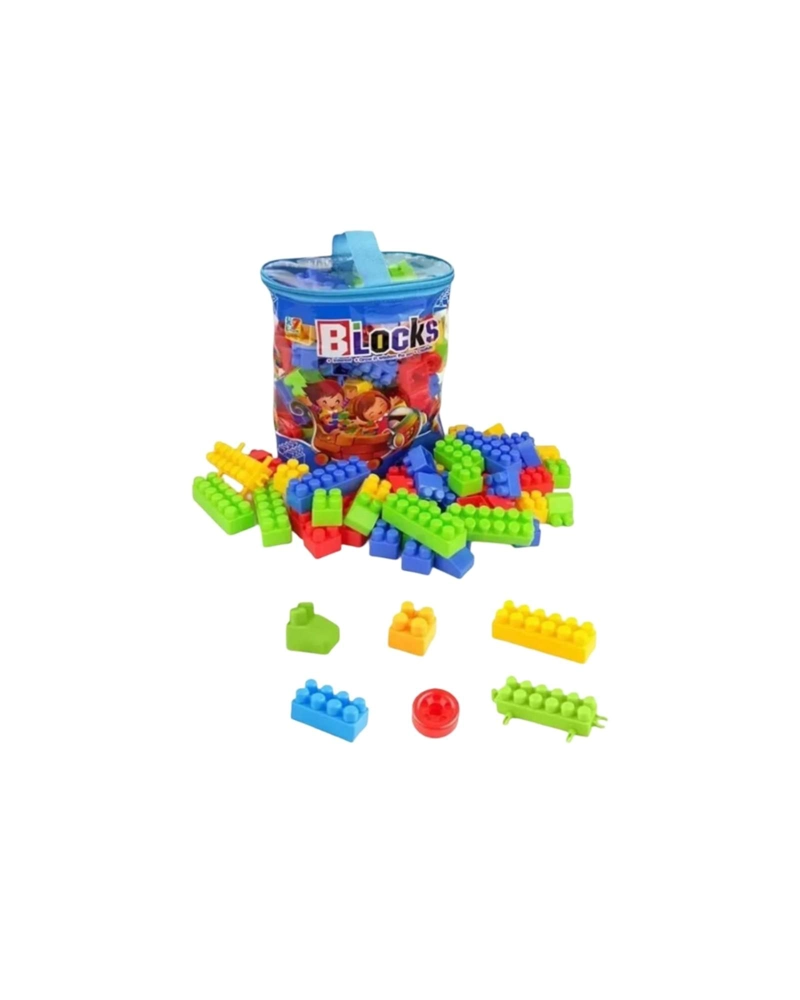 JUGUETE BLOQUES DE CONSTRUCCION MULTICOLORES 100 PIEZAS - 6