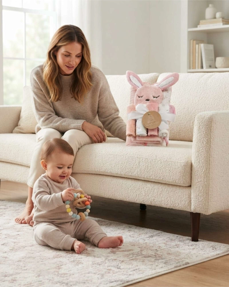 PACK DE TOALLITAS Y PAÑITOS ENCANTO PARA BEBE - 2