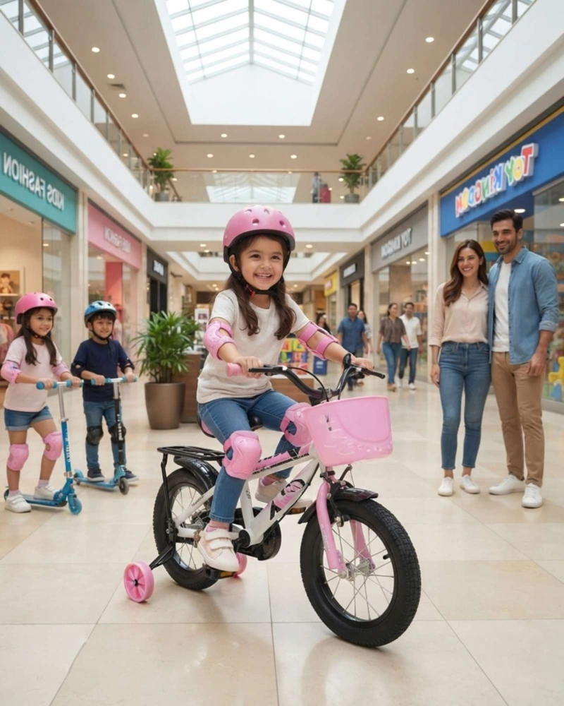 BICICLETA PARA NIÑOS ARO 12 CON KIT DE PROTECCION Y CASCO - 2