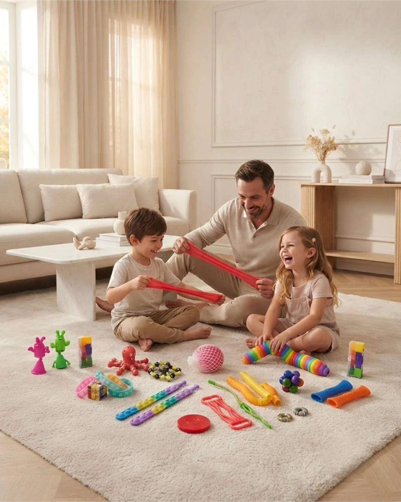 SET JUGUETES ANTIESTRES SENSORIAL 28 PIEZAS NIÑOS Y ADULTOS - 2