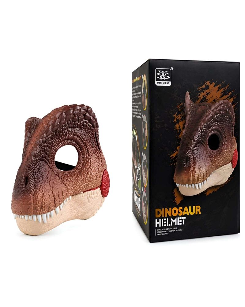 JUGUETE MASCARA DE DINOSAURIO CON SONIDO Y CORREA AJUSTABLE - 6