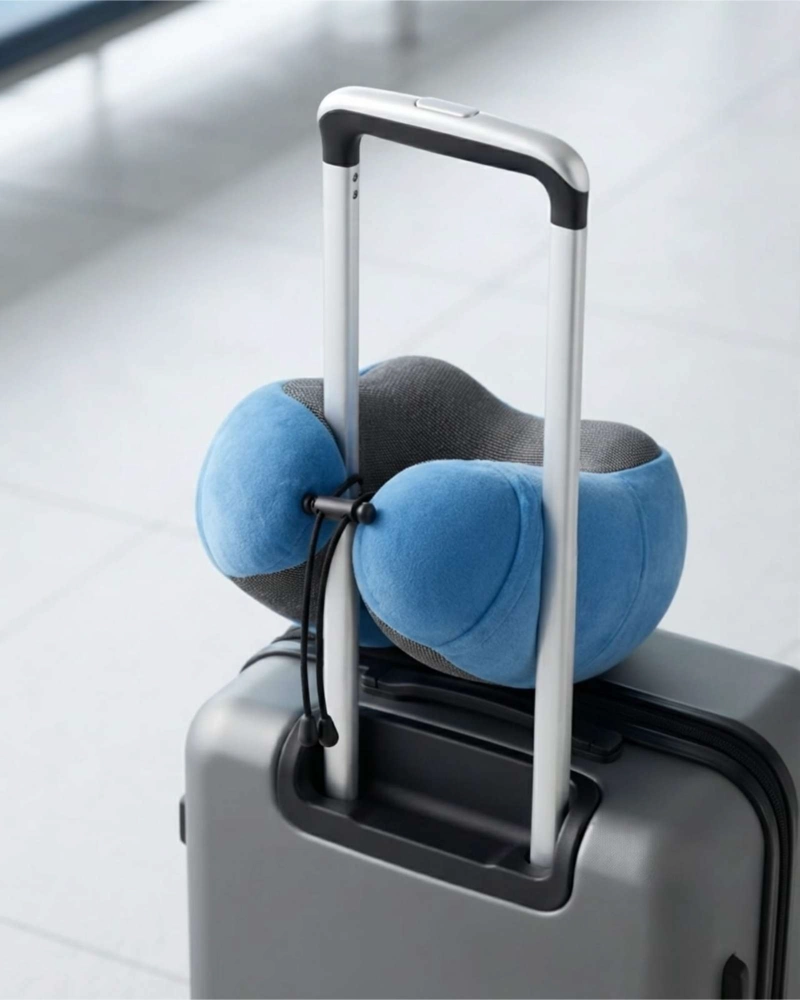 ALMOHADA DE CUELLO ERGONOMICA PARA VIAJE AVION Y AUTO - SOPORTE CERVICAL - 2
