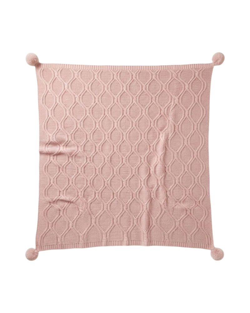 ​MANTA DECORATIVA DE LUJO CON POMPON 130 × 150 CM - 6